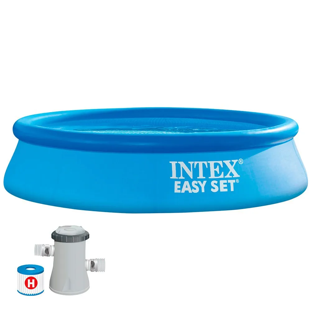 Intex Easy Set With Filter Cartridge Pump 244x61 Cm Pool 3 Intex Easy Set With Filter Cartridge Pump 244x61 Cm Pool
