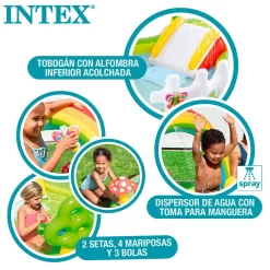 Intex Garden Play Center With Slide Pool -Pool Supplies Store intex garden play center with slide pool 2