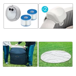 Intex Greywood Deluxe PureSpa Pool -Pool Supplies Store intex greywood deluxe purespa pool 6