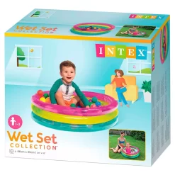 Intex Inflatable Ball Pool With 50 Coloured Balls -Pool Supplies Store intex inflatable ball pool with 50 coloured balls 3
