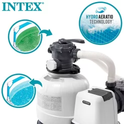 Intex Krystal Clear Sand Filter Pump 10.500L/h -Pool Supplies Store intex krystal clear sand filter pump 10.500l h 3