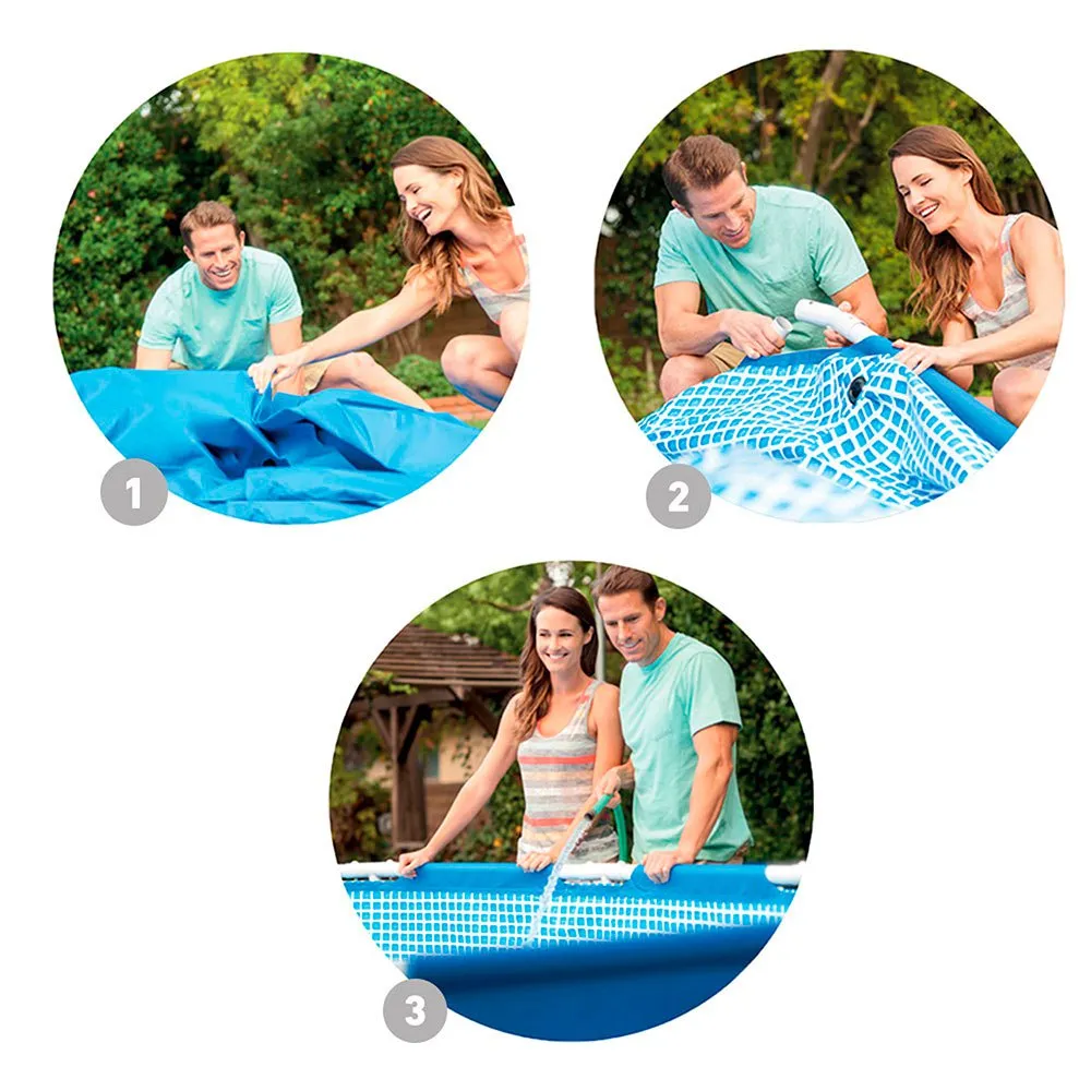 Intex Metal Frame Round+Filter Pool 6 Intex Metal Frame Round+Filter Pool - Image 4