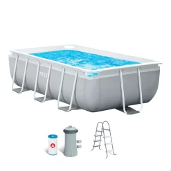 Intex Prisma Frame Rectangular With Filter Pool