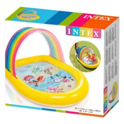 Intex Rainbow Children´s With Canopy And Sprinkler Pool -Pool Supplies Store intex rainbow childrens with canopy and sprinkler pool 3