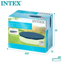 Intex Round Pool Cover -Pool Supplies Store intex round pool cover 6