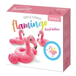 Intex Set Of 3 Flamingo Cup Holders -Pool Supplies Store intex set of 3 flamingo cup holders 3