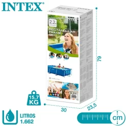 Intex Small Frame Collapsible 220x150x60 Cm Pool -Pool Supplies Store intex small frame collapsible 220x150x60 cm pool 5