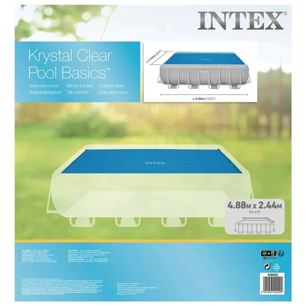Intex Solar Polyethylene Pool Cover 476x234 Cm 7 Intex Solar Polyethylene Pool Cover 476x234 Cm - Image 5