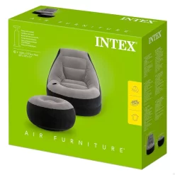 Intex Ultra Lounge Armchair With Footrest -Pool Supplies Store intex ultra lounge armchair with footrest 3