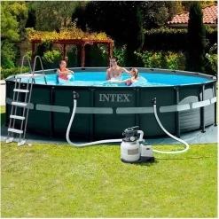 Intex Ultra XTR 549 X 132 Cm Round Steel Frame Above Ground Pool -Pool Supplies Store intex ultra xtr 549 x 132 cm round steel frame above ground pool 6