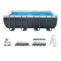 Intex Ultra XTR 549 X 274 X 132 Cm Rectangular Steel Frame Above Ground Pool -Pool Supplies Store intex ultra xtr 549 x 274 x 132 cm rectangular steel frame above ground pool 4