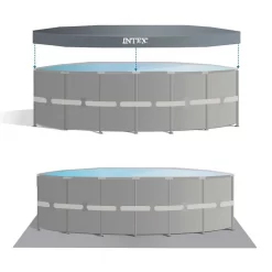 Intex Ultra XTR 732 X 132 Cm Round Steel Frame Above Ground Pool -Pool Supplies Store intex ultra xtr 732 x 132 cm round steel frame above ground pool 3