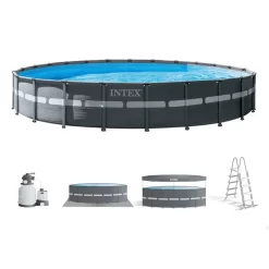 Intex Ultra XTR 732 X 132 Cm Round Steel Frame Above Ground Pool -Pool Supplies Store intex ultra xtr 732 x 132 cm round steel frame above ground pool 4