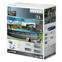 Intex Ultra XTR 732 X 132 Cm Round Steel Frame Above Ground Pool -Pool Supplies Store intex ultra xtr 732 x 132 cm round steel frame above ground pool 5
