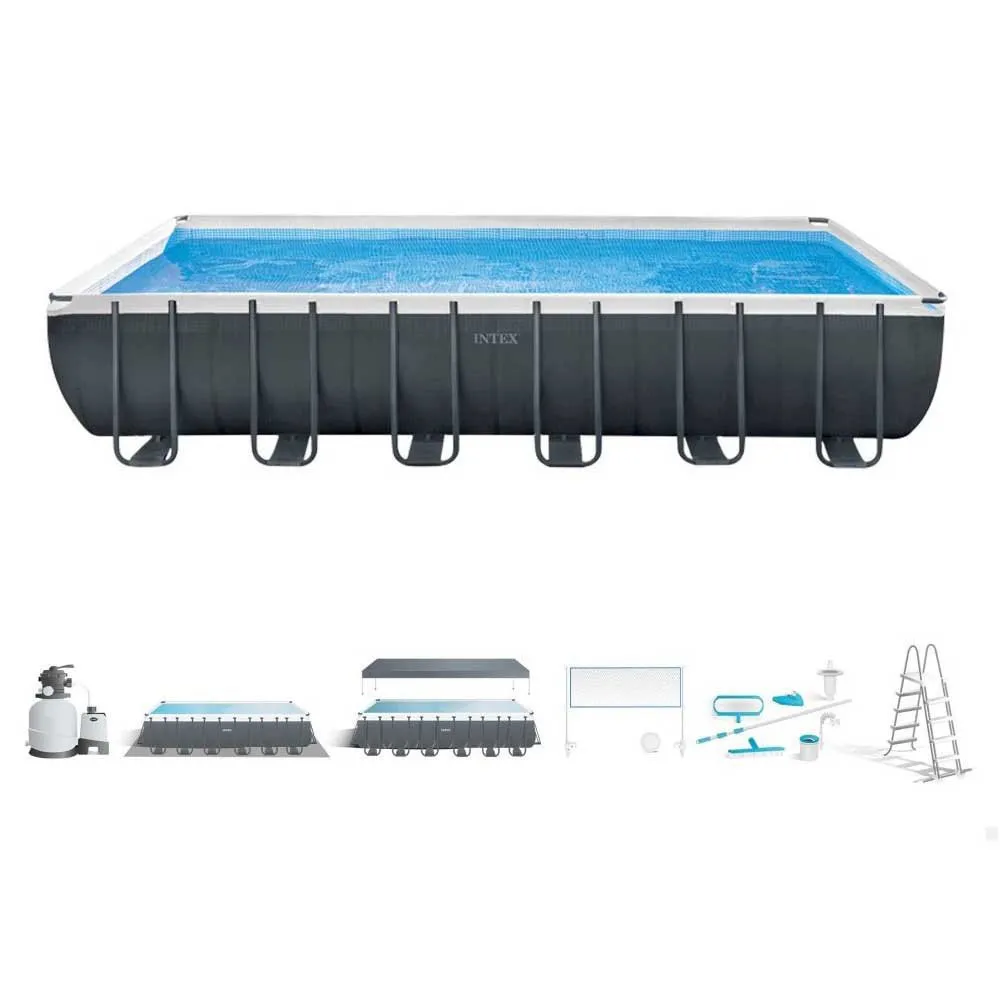 Intex Ultra XTR 732 X 366 X 132 Cm With Chlorinator Rectangular Steel Frame Above Ground Pool 8 Intex Ultra XTR 732 X 366 X 132 Cm With Chlorinator Rectangular Steel Frame Above Ground Pool - Image 6