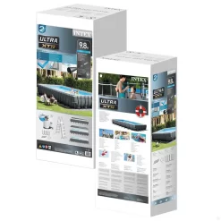 Intex Ultra XTR 975 X 488 X 132 Cm Rectangular Steel Frame Above Ground Pool -Pool Supplies Store intex ultra xtr 975 x 488 x 132 cm rectangular steel frame above ground pool 5