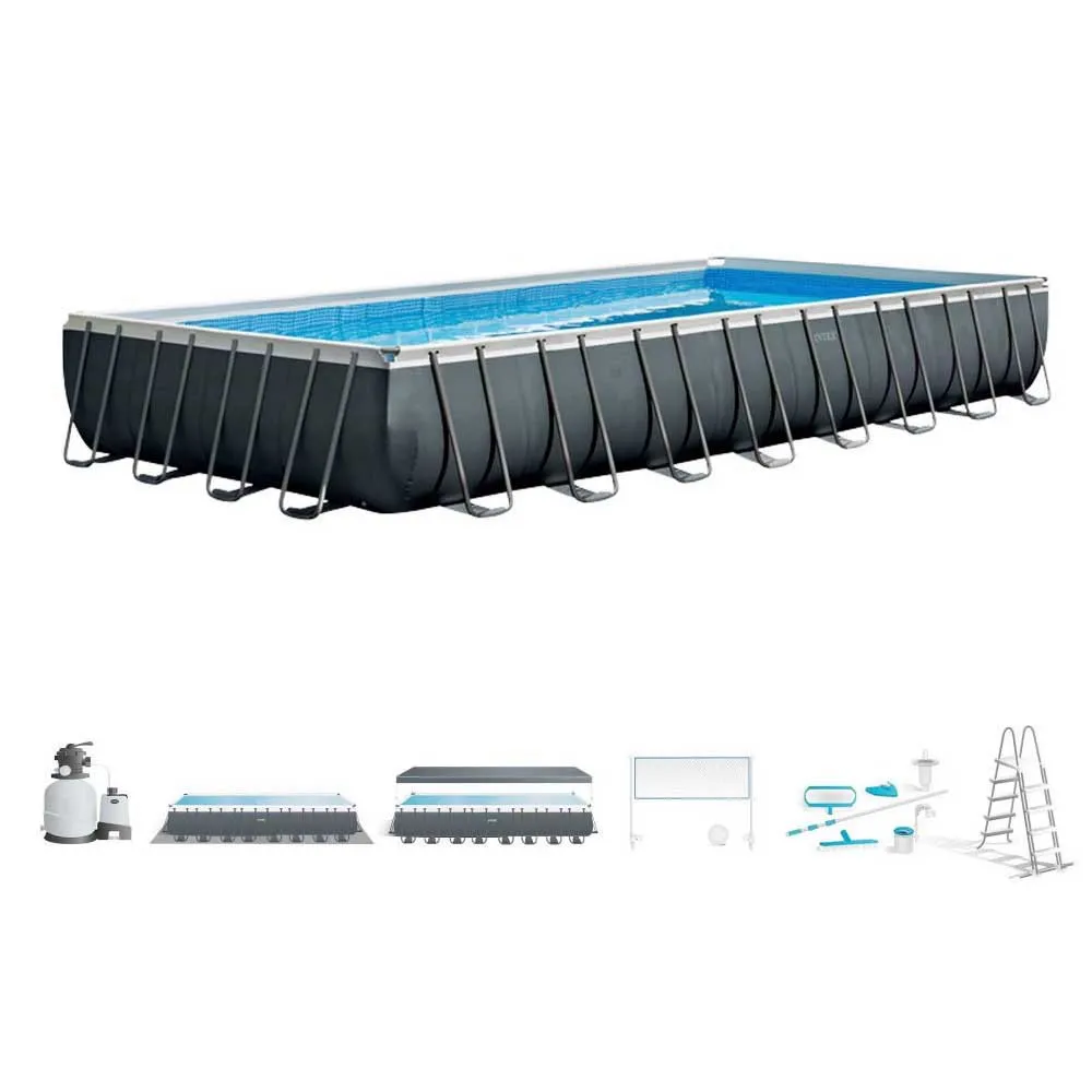 Intex Ultra XTR 975 X 488 X 132 Cm With Chlorinator Rectangular Steel Frame Above Ground Pool 7 Intex Ultra XTR 975 X 488 X 132 Cm With Chlorinator Rectangular Steel Frame Above Ground Pool - Image 5