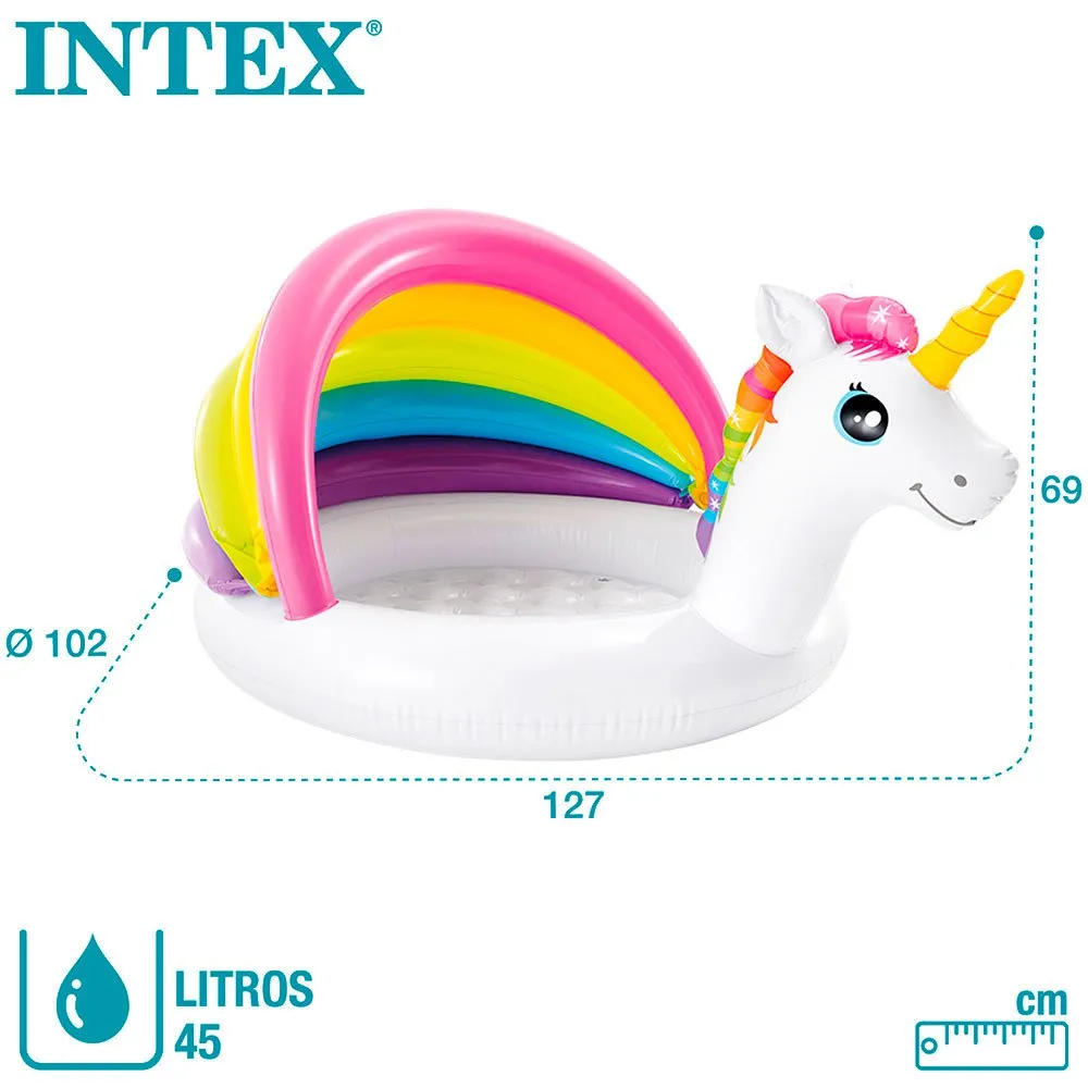 Intex Unicorn With Rainbow Awning 127x102x69 Cm Pool 8 Intex Unicorn With Rainbow Awning 127x102x69 Cm Pool - Image 6