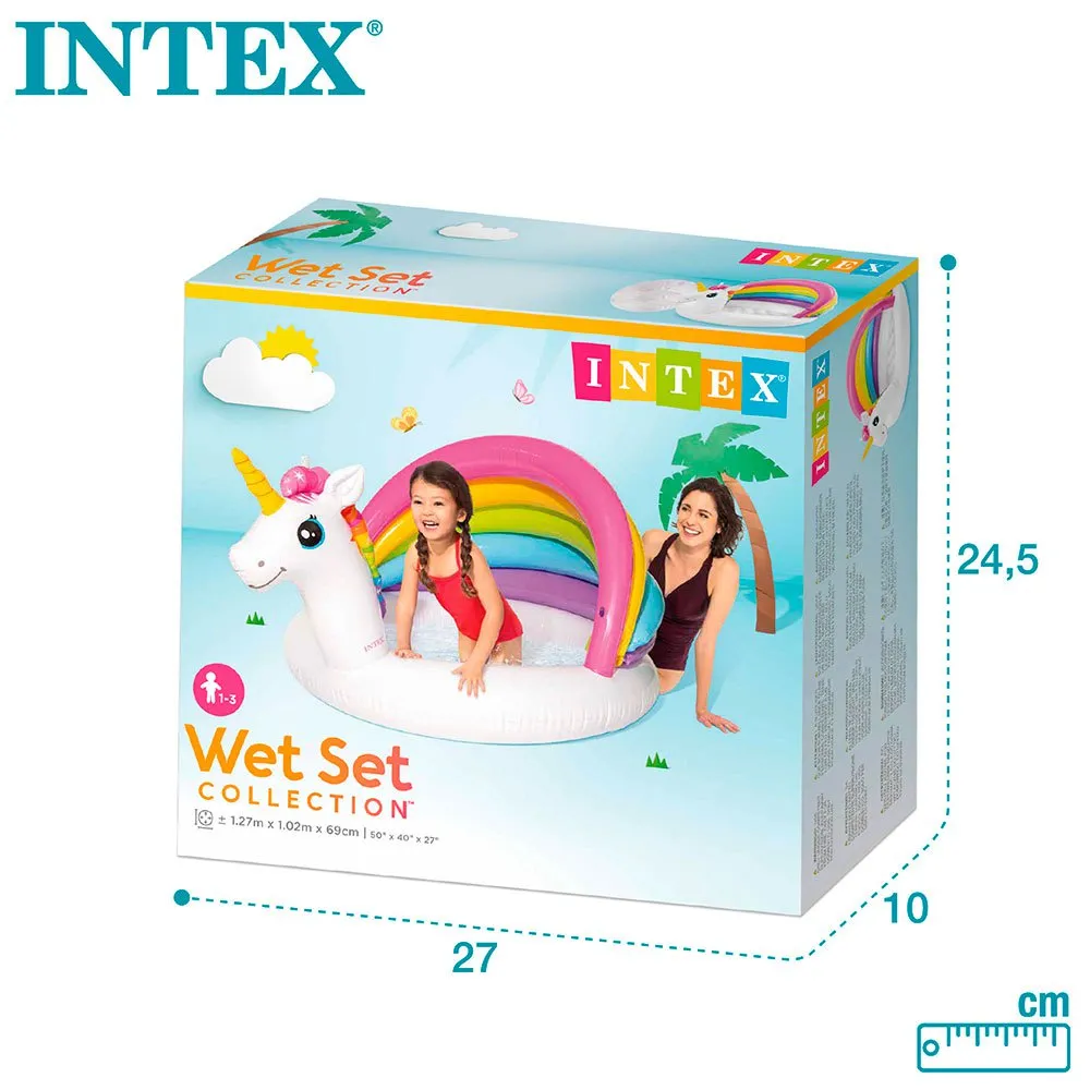 Intex Unicorn With Rainbow Awning 127x102x69 Cm Pool 9 Intex Unicorn With Rainbow Awning 127x102x69 Cm Pool - Image 7
