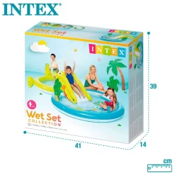 Intex Water Play Centre With Slide And 2 Pools -Pool Supplies Store intex water play centre with slide and 2 pools 6