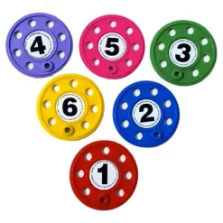 Numbered Diving Discs 6 Units