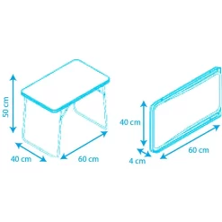 Durolac Infant Folding Camping Table 60x40x50cm -Pool Supplies Store solenny durolac infant folding camping table 60x40x50cm 5