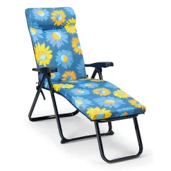 Super Folding Sunbed 6-Position 114x132x62cm