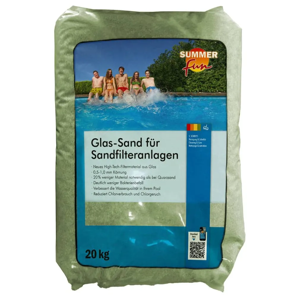 SUMMER FUN Glass Filter Sand 20Kg 3 SUMMER FUN Glass Filter Sand 20Kg