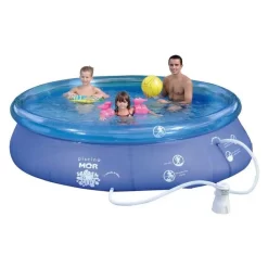 Inflatable Pool 4600L 300x76 Cm -Pool Supplies Store unijoc inflatable pool 4600l 300x76 cm 2