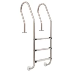 VIDAXL 3 Steps Stainless Steel Pool Ladder 120 Cm