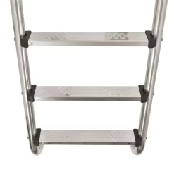 VIDAXL 3 Steps Stainless Steel Pool Ladder 120 Cm -Pool Supplies Store vidaxl 3 steps stainless steel pool ladder 120 cm 4