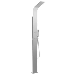VIDAXL Outdoor Shower Stainless Steel Curved